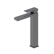 Смеситель для раковины высокий WONZON & WOGHAND, Темный графит (WW-88239016-BGM)