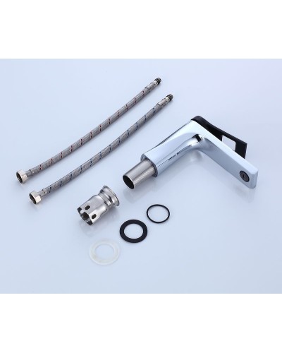 Смеситель для раковины Bronze de Luxe Element EL02CB Хром Черный