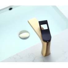 Смеситель для раковины Bronze de Luxe Element EL02GB Матовое золото Черный