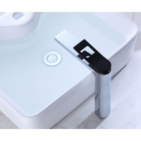 Смеситель для раковины Bronze de Luxe Element EL21CB Хром Черный