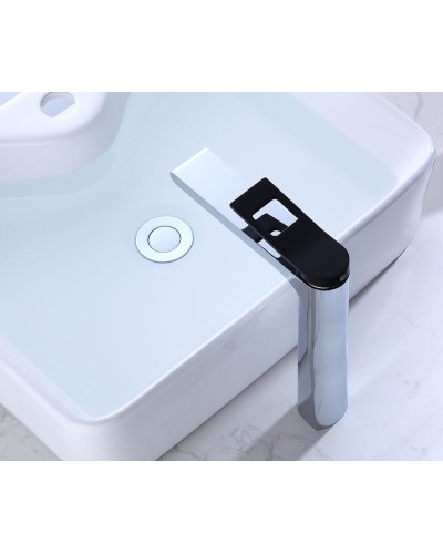 Смеситель для раковины Bronze de Luxe Element EL21CB Хром Черный