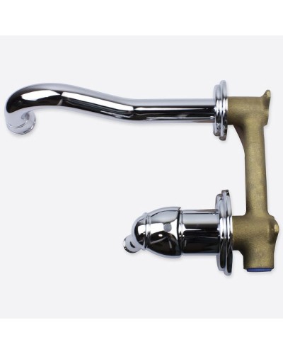 Смеситель для раковины Bronze de Luxe Tiffany 1920CR Хром