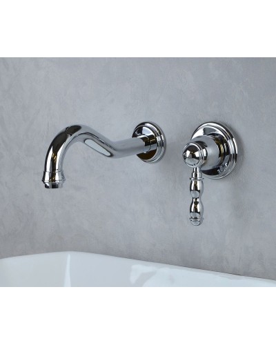 Смеситель для раковины Bronze de Luxe Tiffany 1920CR Хром