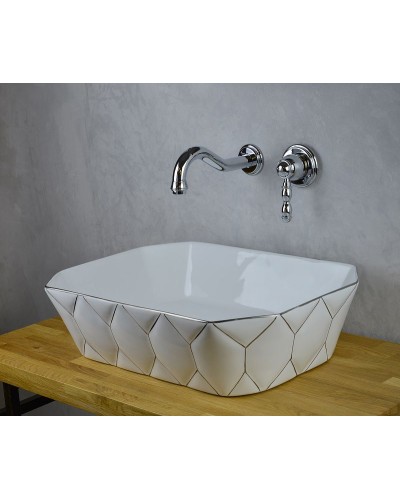 Смеситель для раковины Bronze de Luxe Tiffany 1920CR Хром