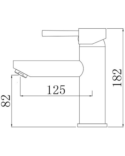 Смеситель для раковины Comforty FC018A-CMT 00004149947 Черный