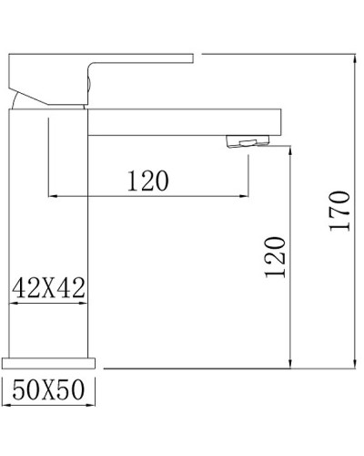 Смеситель для раковины Comforty FC045A-CMT 00004149949 Черный
