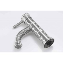 Смеситель для раковины ZorG Antic A115U-SL Серебро