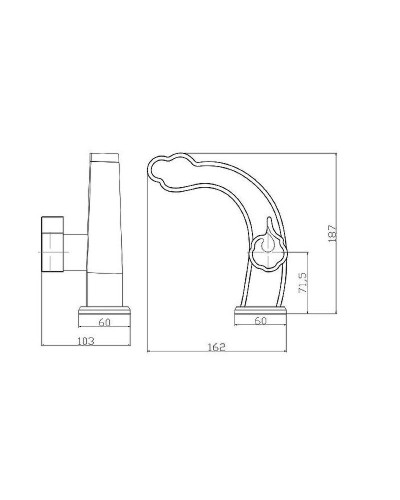 Смеситель для раковины ZorG Antic A10129BR Бронза