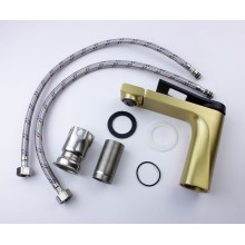 Смеситель для раковины Bronze de Luxe Element EL02XGB Матовое золото Черный