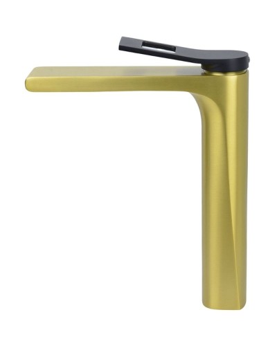 Смеситель для раковины Bronze de Luxe Element EL21GB Матовое золото Черный