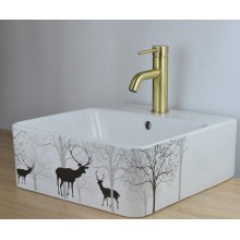 Смеситель для раковины Bronze de Luxe Scandi 1451BR Бронза