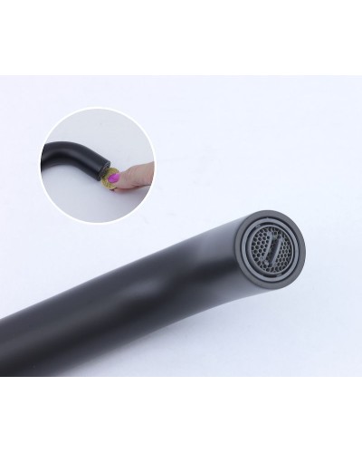 Смеситель для раковины Bronze de Luxe Scandi 14511B Черный матовый