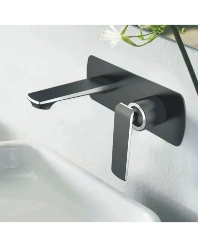 Смеситель для раковины Haiba HB80548-7 Черный Хром