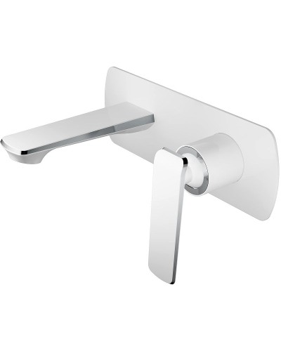 Смеситель для раковины Haiba HB80548-8 Белый Хром