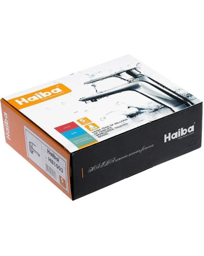 Смеситель для раковины Haiba HB1003 Хром