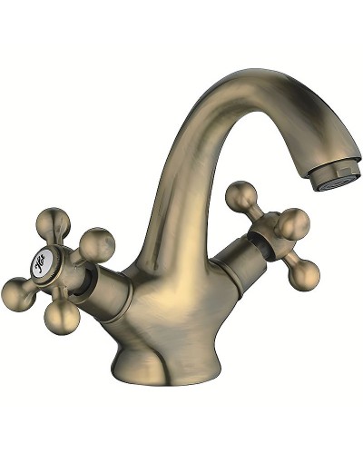 Смеситель для раковины Haiba HB1019-4 Бронза