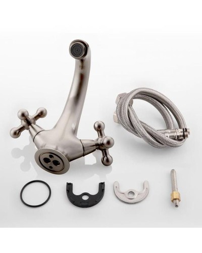 Смеситель для раковины Haiba HB1019-5 Сатин