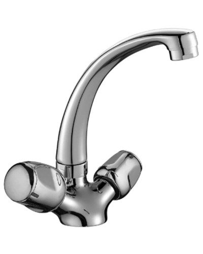 Смеситель для раковины без донного клапана Orange Classic S M75-012cr