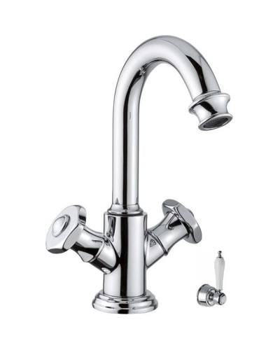 Смеситель для раковины с донным клапаном Cezares APHRODITE-LS2-01-Bi