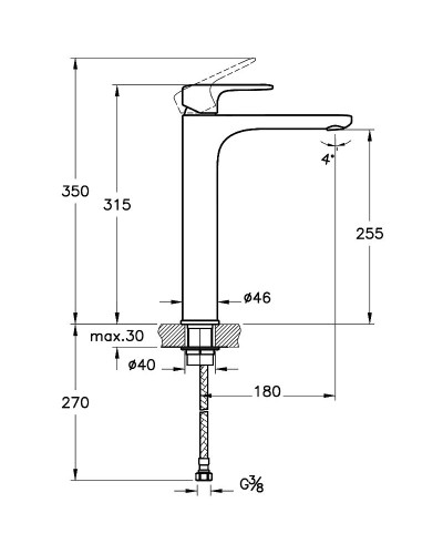 Смеситель для раковины Vitra Root Round A4270726EXP Медь
