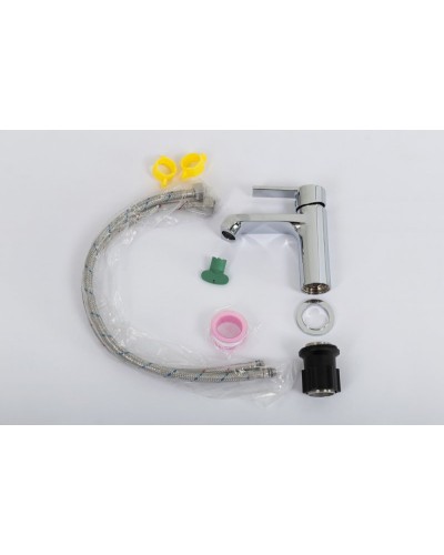 Смеситель для раковины без донного клапана BelBagno AURORA-LVM-CRM-W0