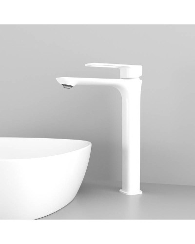 Смеситель для раковины Iddis Slide SLIWT01i01 Белый матовый