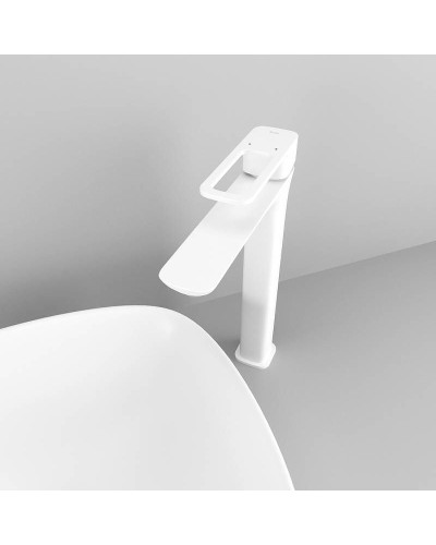 Смеситель для раковины Iddis Slide SLIWT01i01 Белый матовый