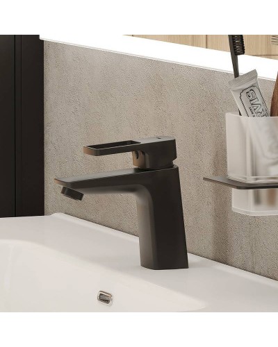 Смеситель для раковины Iddis Bild BILBL00i01 Черный матовый