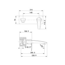 Смеситель для раковины Iddis RAYBL00i65 Черный матовый