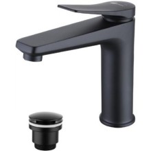 Смеситель для раковины Lemark Bronx LM3737BL Черный
