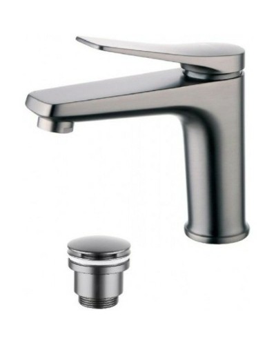 Смеситель для раковины Lemark Bronx LM3706GM Графит