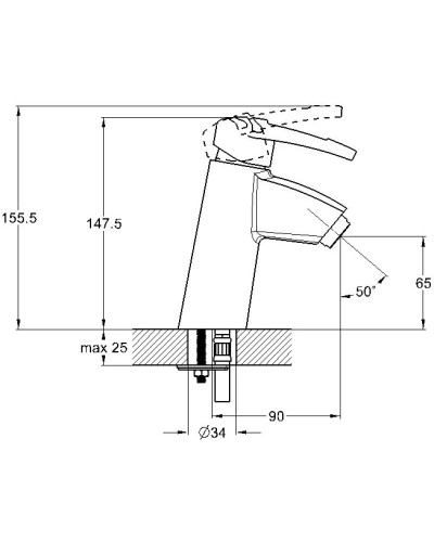 Смеситель для раковины G.Lauf LWF1-A113