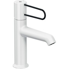 Смеситель для раковины Jacob Delafon Odeon Rive Gauche E21028-BL-00 Белый матовый Черный