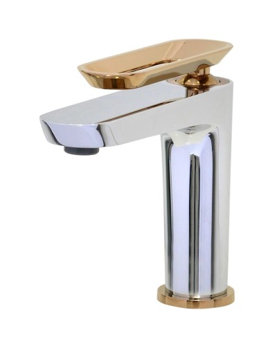 Смеситель для раковины хром/розовое золото Bien Hermes BL11009402