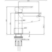 Смеситель для раковины Bien Torres BL11017101