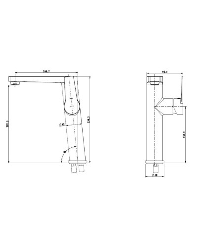 Смеситель для раковины ORB Bien Lado BL21011802