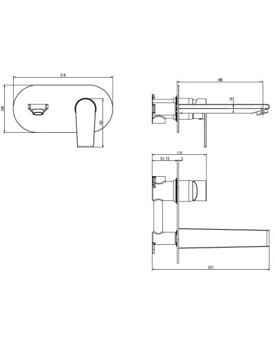 Смеситель для раковины Bien BL45020102