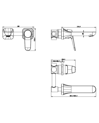 Смеситель для раковины Bien BL45020103