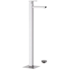 Смеситель напольный для раковины с донным клапаном Remer Q-Design QD18