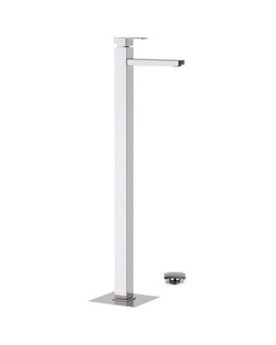 Смеситель напольный для раковины с донным клапаном Remer Q-Design QD18