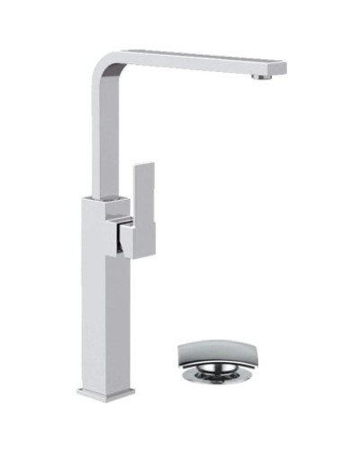 Смеситель для раковины с донным клапаном Remer Qubika Q10GLXL