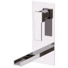 Смеситель для раковины без донного клапана Remer Qubika Cascata QC14