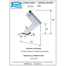 Смеситель для раковины с донным клапаном Remer Flash Z10