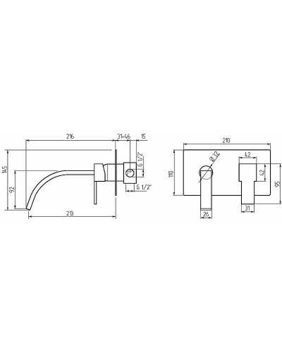 Смеситель для раковины Migliore Kvant 18777 Хром