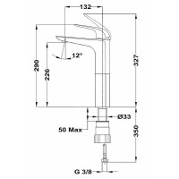 Смеситель для раковины Teka Itaca 673660210 Хром