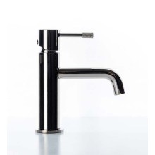 Смеситель для раковины Boheme Uno 461-SGM Оружейная сталь глянцевая