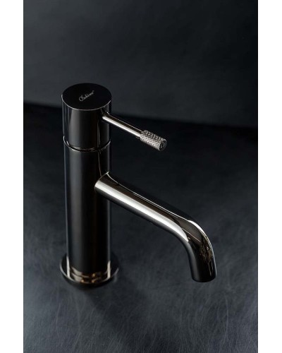 Смеситель для раковины Boheme Uno 461-SGM Оружейная сталь глянцевая