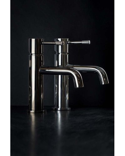 Смеситель для раковины Boheme Uno 461-SGM Оружейная сталь глянцевая