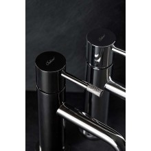 Смеситель для раковины Boheme Uno 461-SGM Оружейная сталь глянцевая