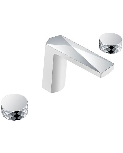 Смеситель для раковины Boheme Venturo 150-WCR-DIAMOND Белый Хром